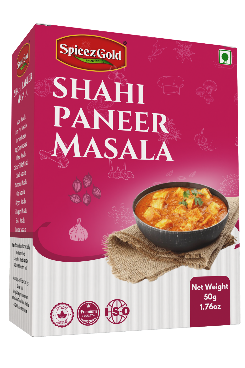 47 Spicez Gold Premium Shahi Paneer Masala - Image 1