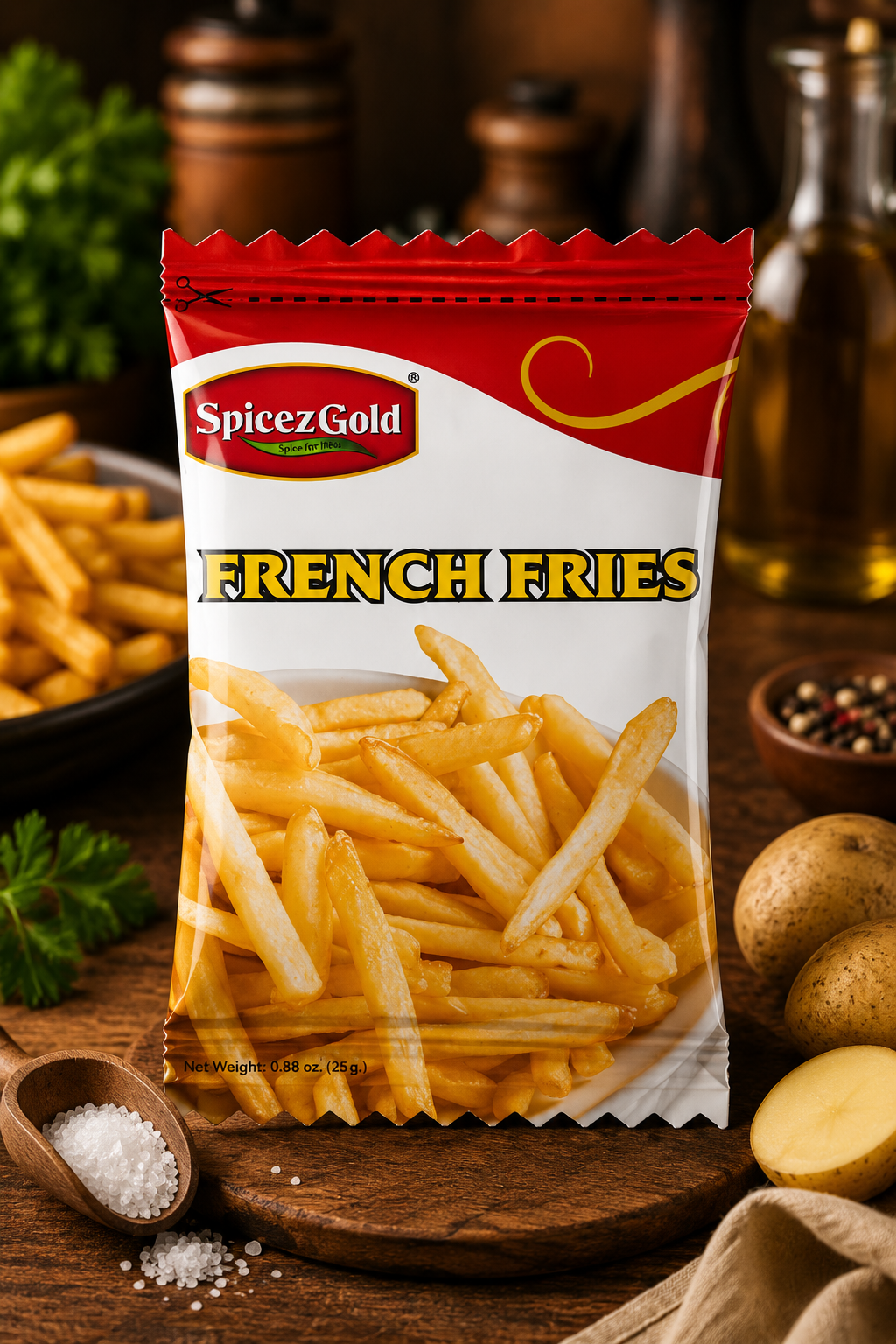 6F Spicez Gold Premium French Fries Seasoning - Image 1