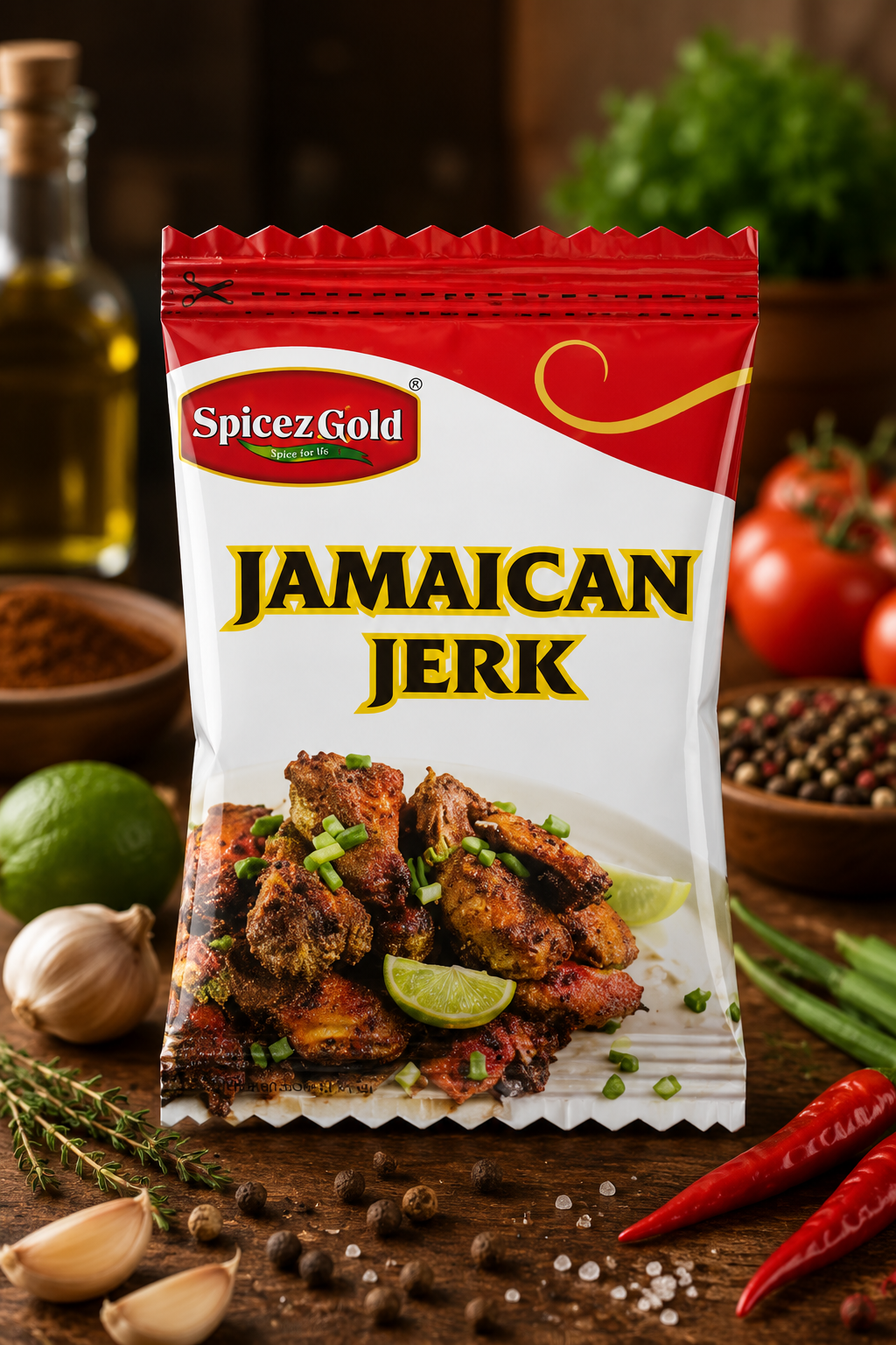 7F Spicez Gold Premium Jamaican Jerk Seasoning - Image 1