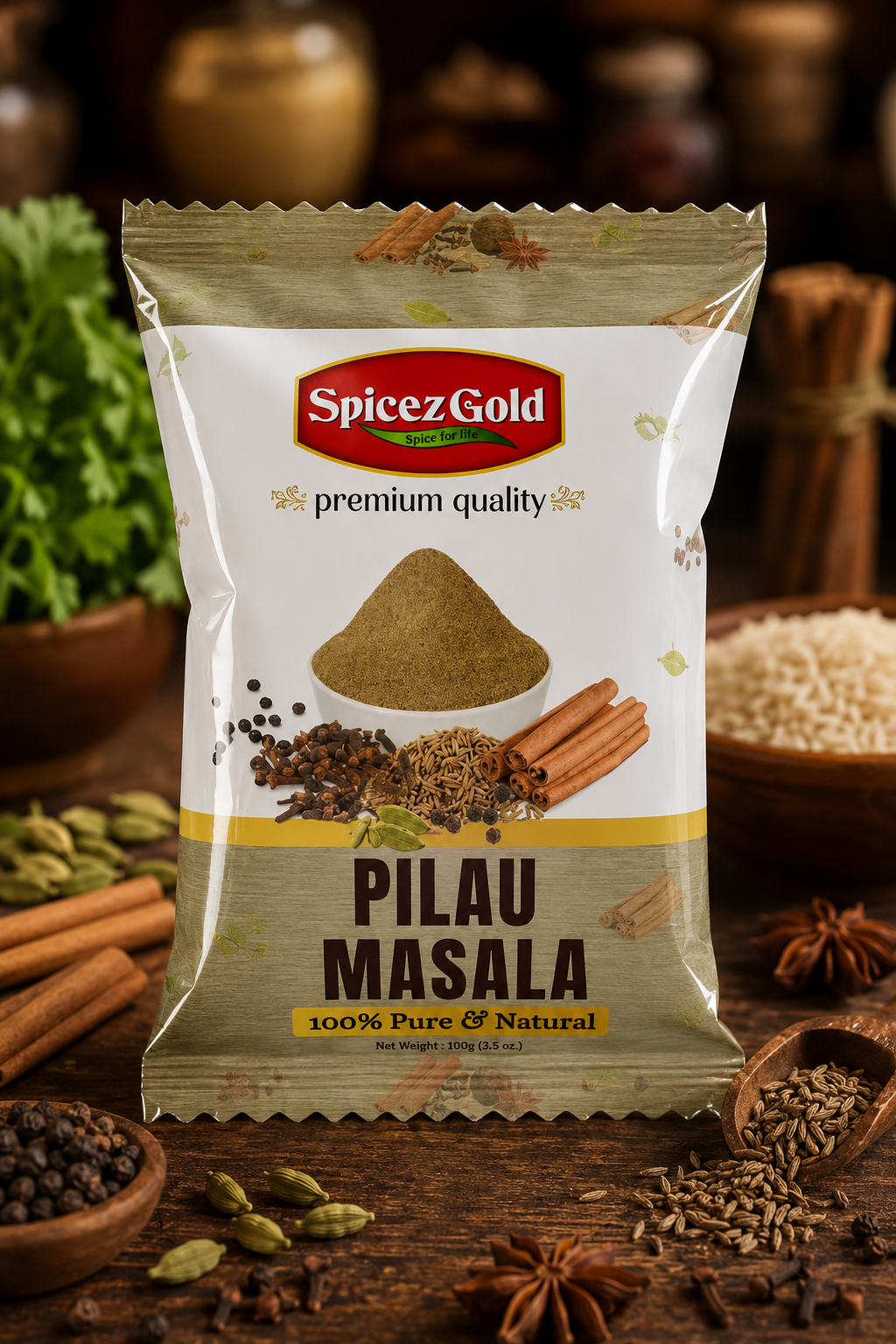 1A Spicez Gold Premium Pilau Masala - Image 1