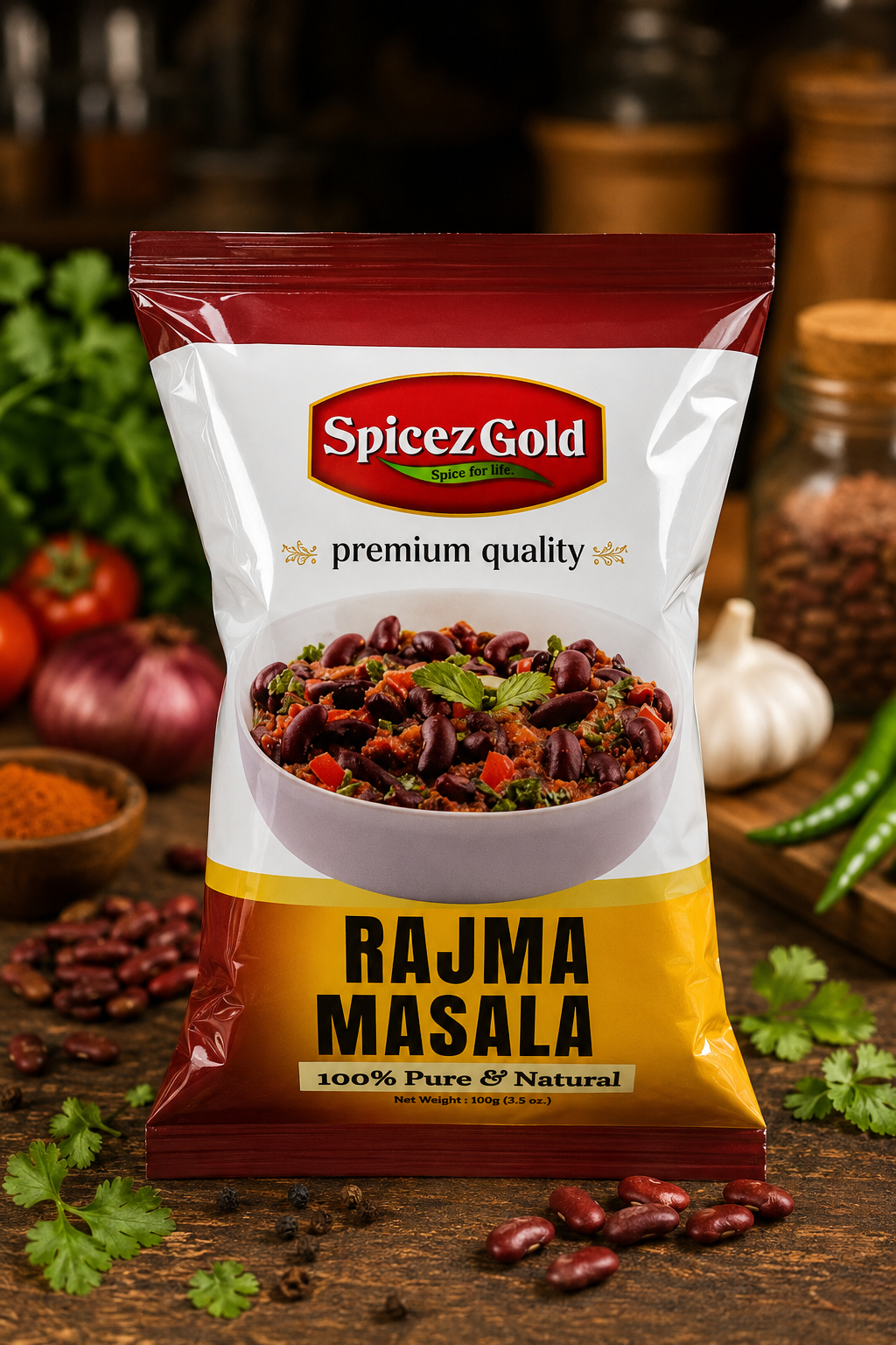 3A Spicez Gold Premium Rajma Masala - Image 1